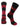 ASU Sun Devils Game Day Striped Socks (Maroon/Black, Large)