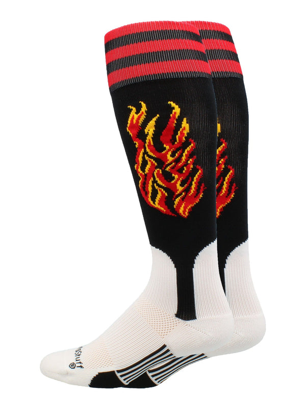 Flame Baseball Stirrup Socks