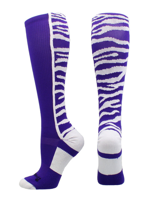 Crazy Socks with Safari Tiger Stripes Over the Calf Socks (multiple colors)