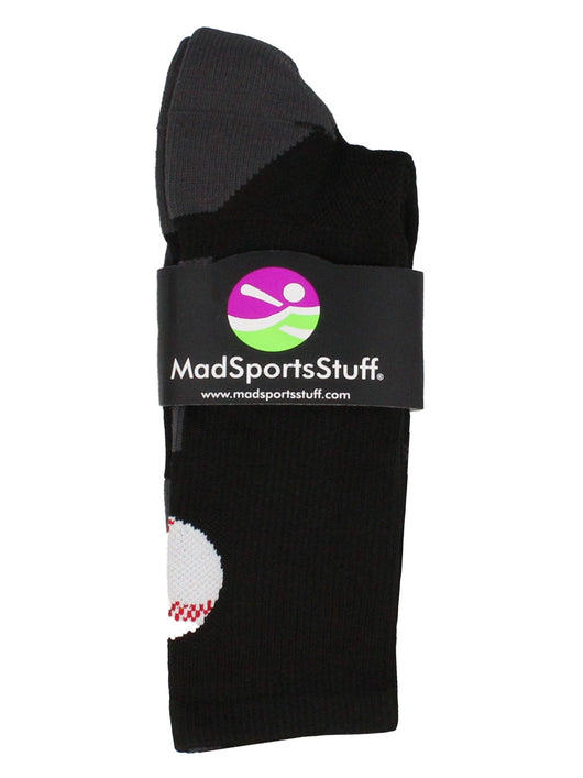 Baseball Logo Athletic Crew Socks (multiple colors)
