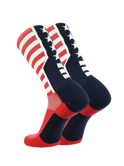 USA Flag Crew Socks