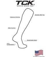 TCK socks Flat Knit Cotton Sanitary Sock
