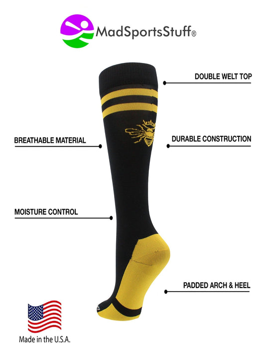 Queen Bees Tall Socks for Softball