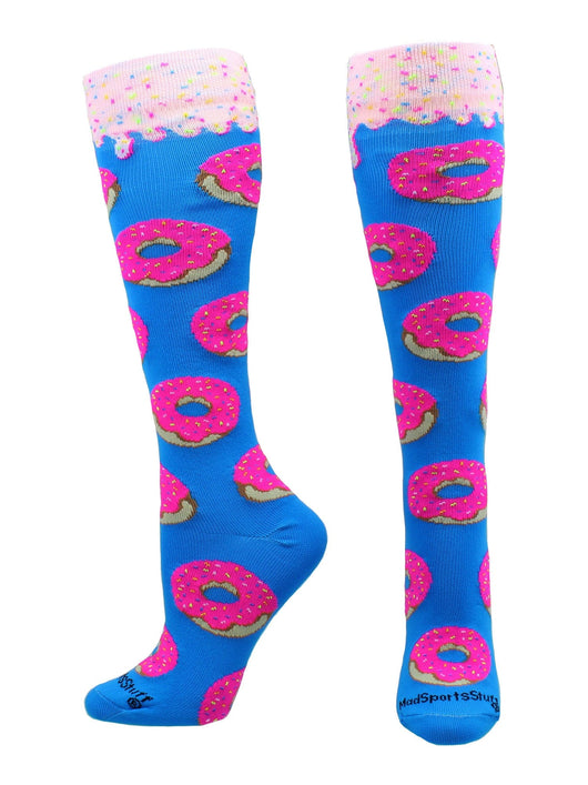 Donut Socks with Pink Frosting and Sprinkles