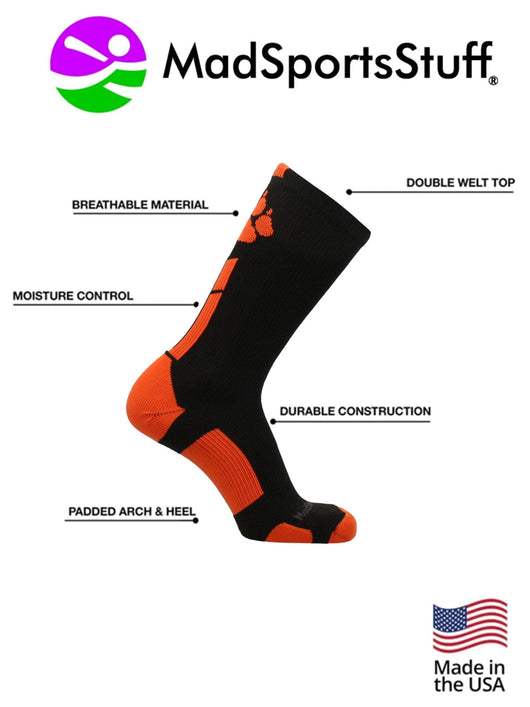 Wild Paws Athletic Crew Socks (multiple colors)