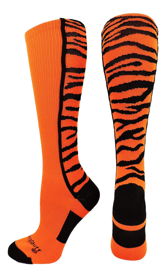 Tiger Socks Over the Calf Crazy Safari Stripes Pattern – MadSportsStuff