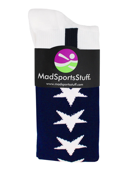 USA Flag Baseball Patriotic Stirrups Socks with Stars and Stripes