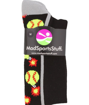 MadSportsStuff socks Softball Bomber Over the Calf Socks (multiple colors)