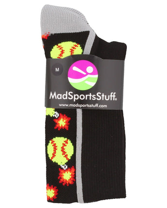 MadSportsStuff socks Softball Bomber Over the Calf Socks (multiple colors)