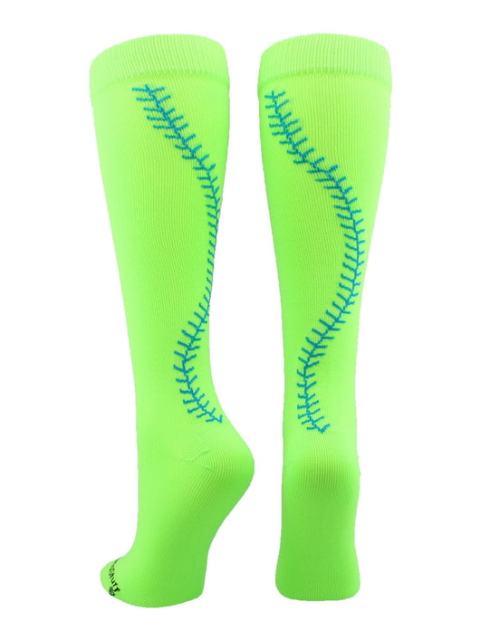 Softball Socks with Stitches Over the Calf (multiple colors)