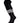 Dugout 3 Stripe Over the Knee Baseball Socks Pattern B (Black/White, Small)