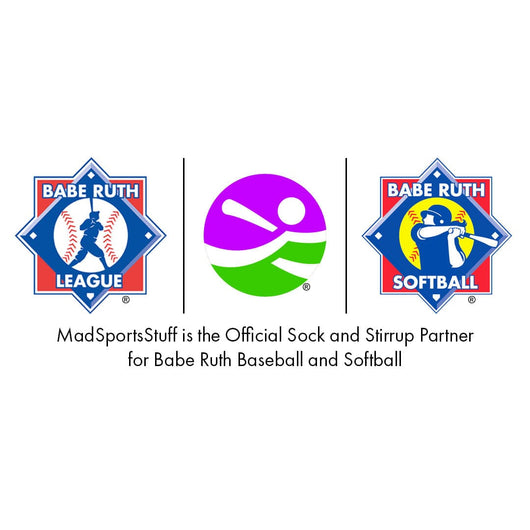 Softball Logo Athletic Crew Socks (multiple colors)