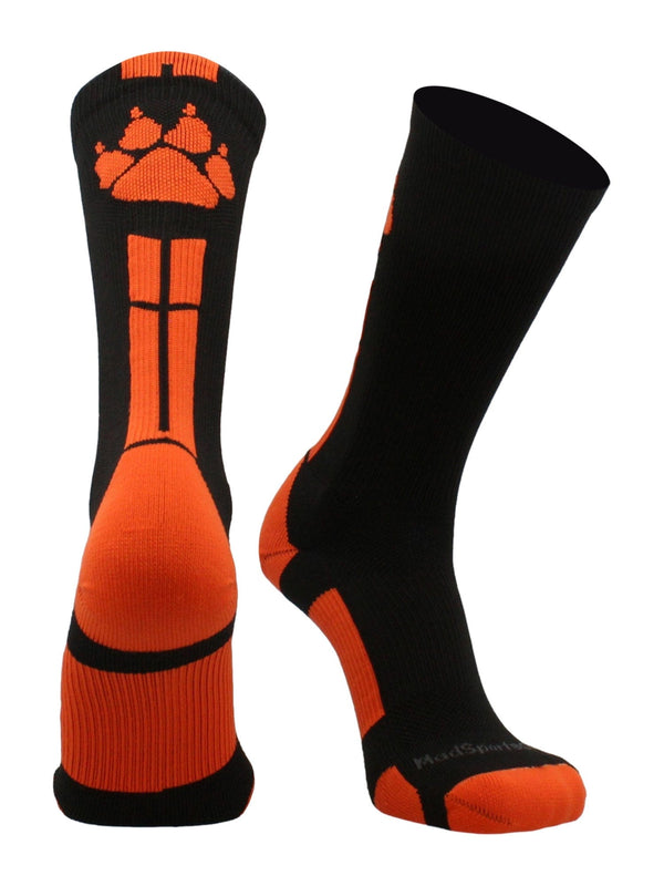 Rock Em Memphis Tigers Pouncer Mascot NCAA Crew Socks (L-XL) 