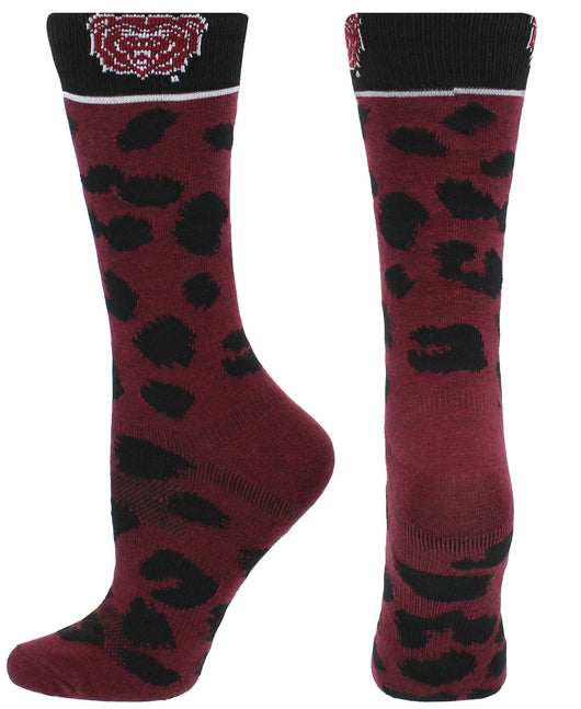 Missouri State Bears Womens Savage Socks (Maroon/Black, Medium)