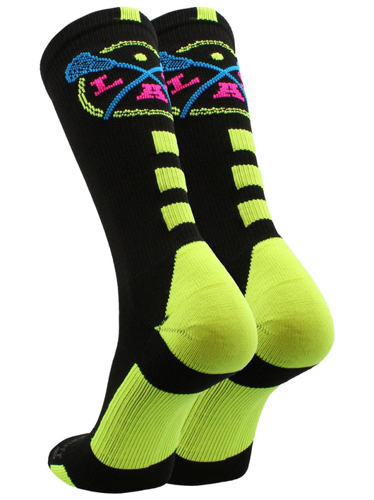 Lacrosse Socks Lacrosse Sticks Crew Socks Multiple Colors – MadSportsStuff