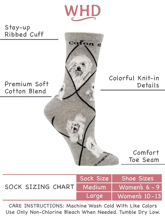 Coton de Tulear Socks Perfect Dog Lovers Gift