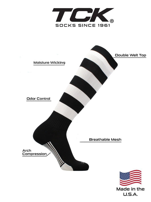 Hoop Striped Rugby Socks