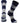 Penn State Nittany Lions Game Day Striped Socks (Dark Blue/Grey, Large)