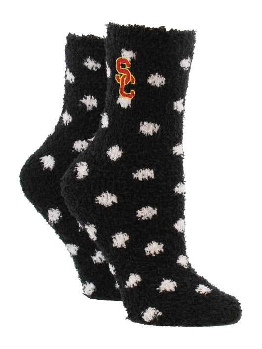NCAA College Fuzzy Socks For Women & Men, Warm and Cozy Socks Womens Licensed University Sock