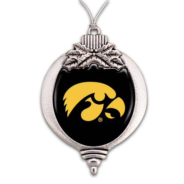 FTH ornament University of Iowa Hawkeyes Christmas Ornament Crystal