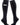 IQ socks 2 Pairs Black & Grey / Medium Performance Knee High Socks with Zip Pocket Miss Zippy
