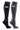 IQ socks 2 Pairs Black & Grey / Medium Performance Knee High Socks with Zip Pocket Miss Zippy