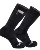 IQ socks Black -1 Pair / Medium Zip Pocket Crew Socks