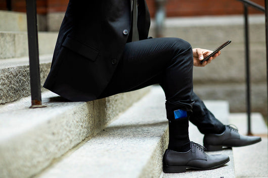 IQ socks Zip Pocket Crew Socks