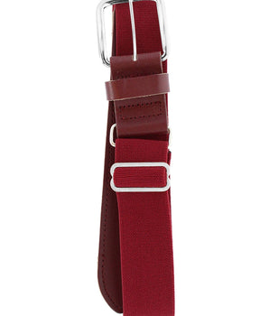 MadSportsStuff belt Cardinal / Adult Performance Baseball Belt Softball Belt - Youth Adult Sizes Adjustable Sizing