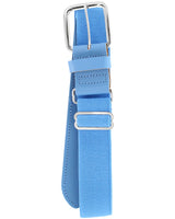 MadSportsStuff belt Columbia Blue / Youth Performance Baseball Belt Softball Belt - Youth Adult Sizes Adjustable Sizing