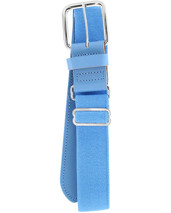 MadSportsStuff belt Columbia Blue / Youth Performance Baseball Belt Softball Belt - Youth Adult Sizes Adjustable Sizing