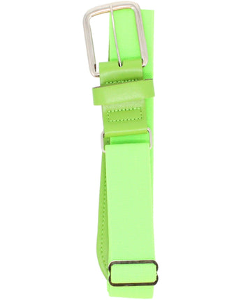 MadSportsStuff belt Neon Green / Youth Performance Baseball Belt Softball Belt - Youth Adult Sizes Adjustable Sizing