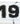 MadSportsStuff headband #19 / White Player ID Volleyball Headband (numbers 00-39)