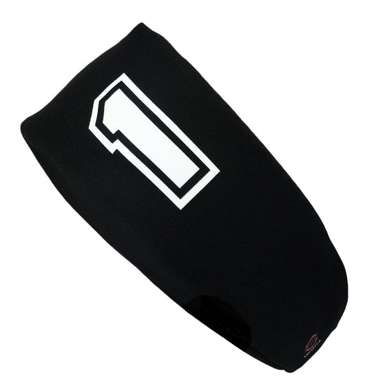 MadSportsStuff headband Black #1 / One Size Player ID Black/White Headband Basketball Volleyball Softball Soccer