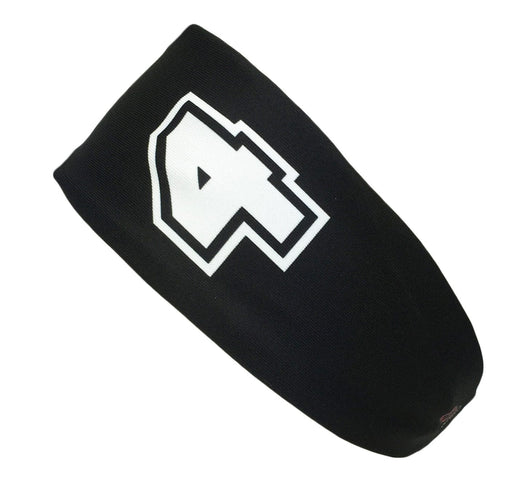 MadSportsStuff headband Black #4 / One Size Player ID Black/White Headband Basketball Volleyball Softball Soccer