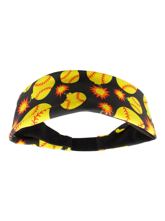 MadSportsStuff headband Black / One Size Softball Bomber Headband with Softball Bomb Logos