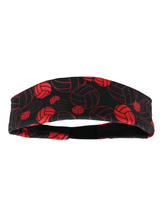 MadSportsStuff headband Black/Red / One Size Crazy Volleyball Logo Headband