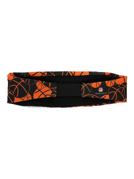 MadSportsStuff headband Crazy Girls Basketball Headband with Basketball Logos