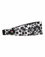 MadSportsStuff headband Crazy Soccer Headband with Soccer Ball Logos