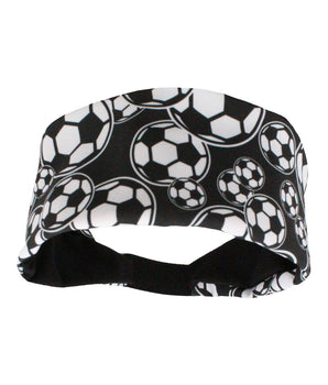 MadSportsStuff headband Crazy Soccer Headband with Soccer Ball Logos