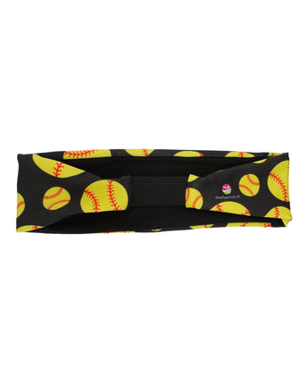 MadSportsStuff headband Crazy Softball Headband with Softball Logos