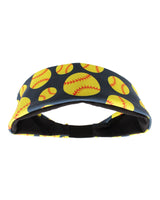 MadSportsStuff headband Navy / One Size Crazy Softball Headband with Softball Logos