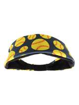 MadSportsStuff headband Navy / One Size Crazy Softball Headband with Softball Logos