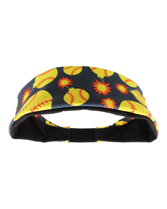MadSportsStuff headband Navy / One Size Softball Bomber Headband with Softball Bomb Logos