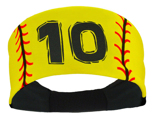 MadSportsStuff headband Player ID Softball Stitch Headband (numbers 00-39)