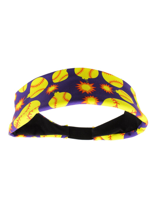 MadSportsStuff headband Purple / One Size Softball Bomber Headband with Softball Bomb Logos