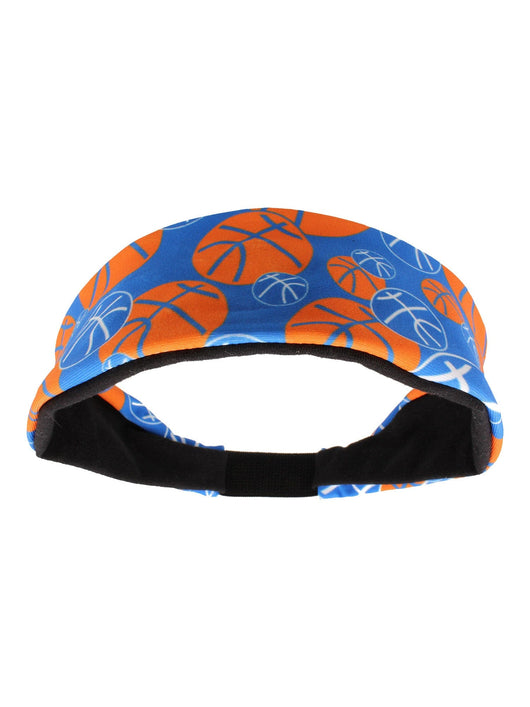 MadSportsStuff headband Royal/Orange / One Size Crazy Girls Basketball Headband with Basketball Logos