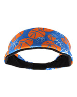 MadSportsStuff headband Royal/Orange / One Size Crazy Girls Basketball Headband with Basketball Logos