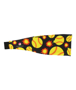 MadSportsStuff headband Softball Bomber Headband with Softball Bomb Logos