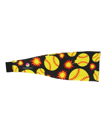 MadSportsStuff headband Softball Bomber Headband with Softball Bomb Logos